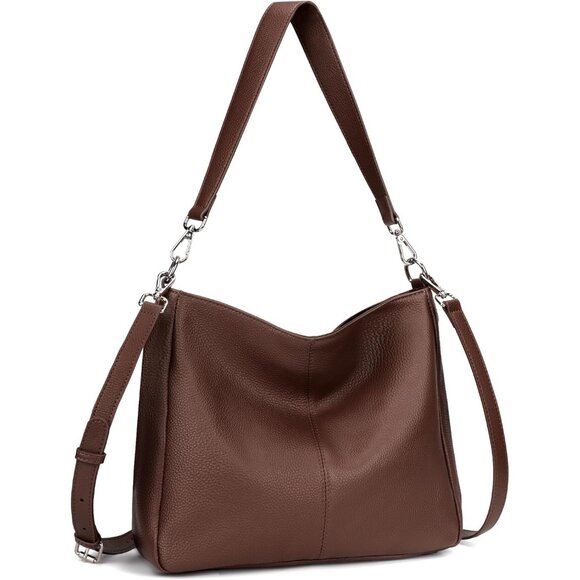 Genuine Leather Hobo Bags Purses for Women Women's Shoulder bag Handbags Crossb